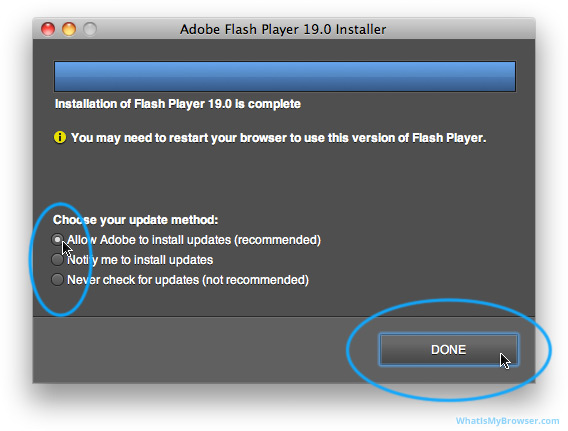 need to upgrade adobe flash on mac